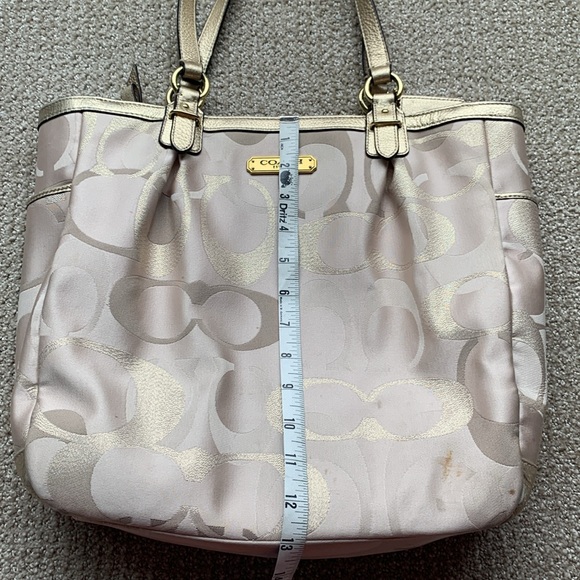 COACH TOTE BAG - TAN/GOLD - Picture 14 of 14
